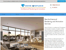 Tablet Screenshot of gems3dstudio.com